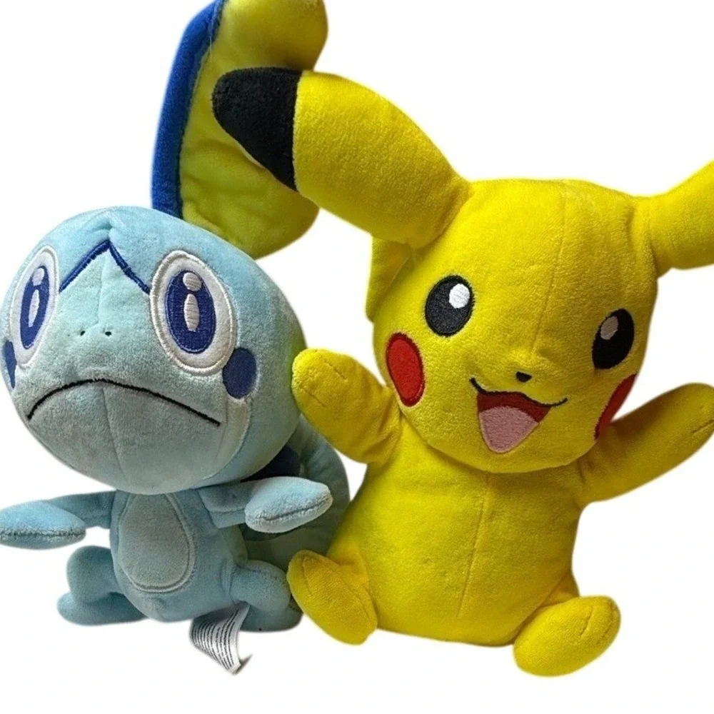 Pokemon Pikachu and Sobble Plush‎ Bundle Jazwares Nintendo 2022 Galar Starter